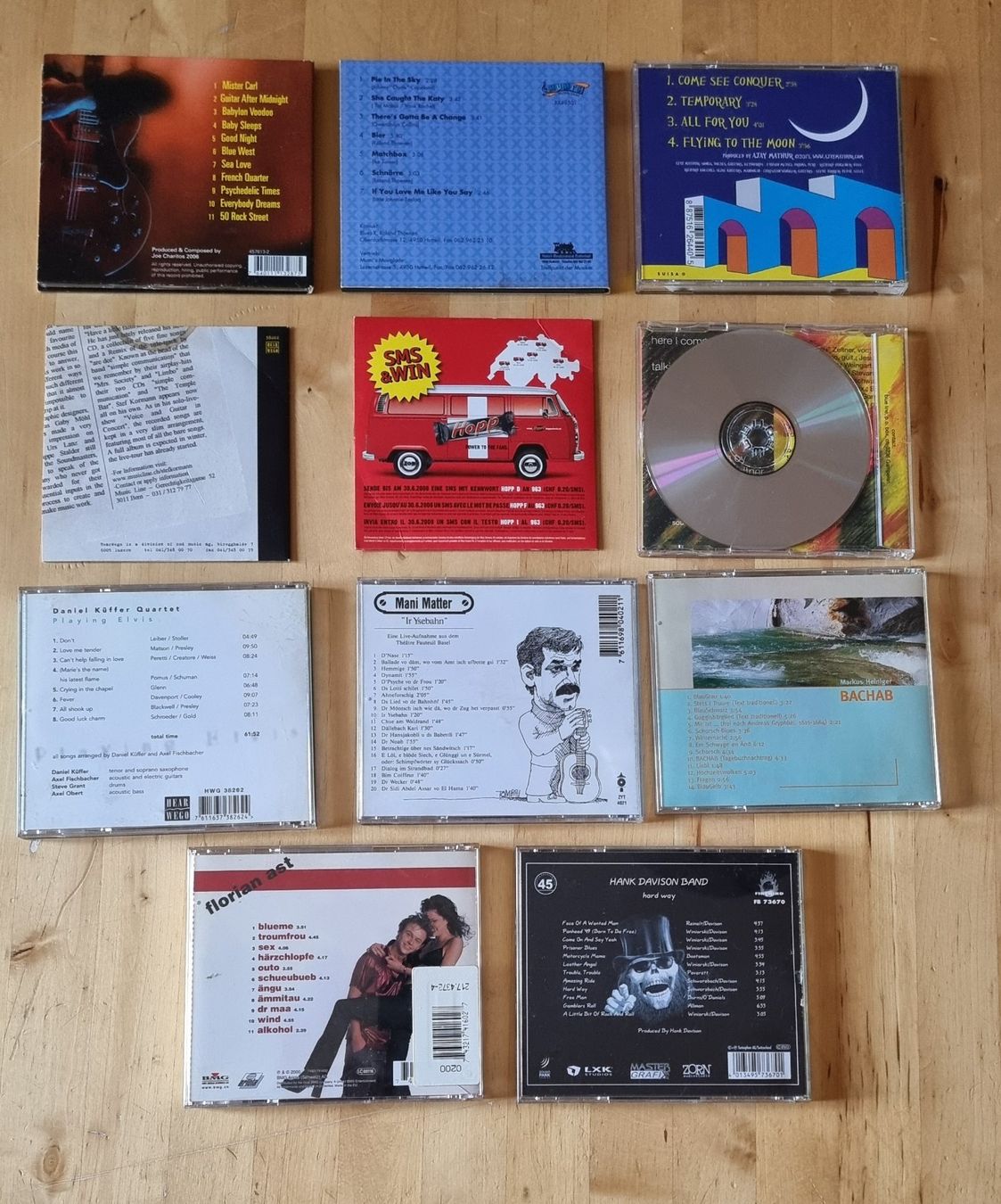 CD: 9 CDs Schweizer Musik: Blues, Rock, Pop – Usato da Luzern venduto da Frizzz 1