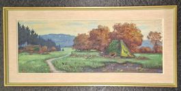 Döbeli Othmar, Zofingen, Landschaftsbild, Haus, Bäume, Weg
