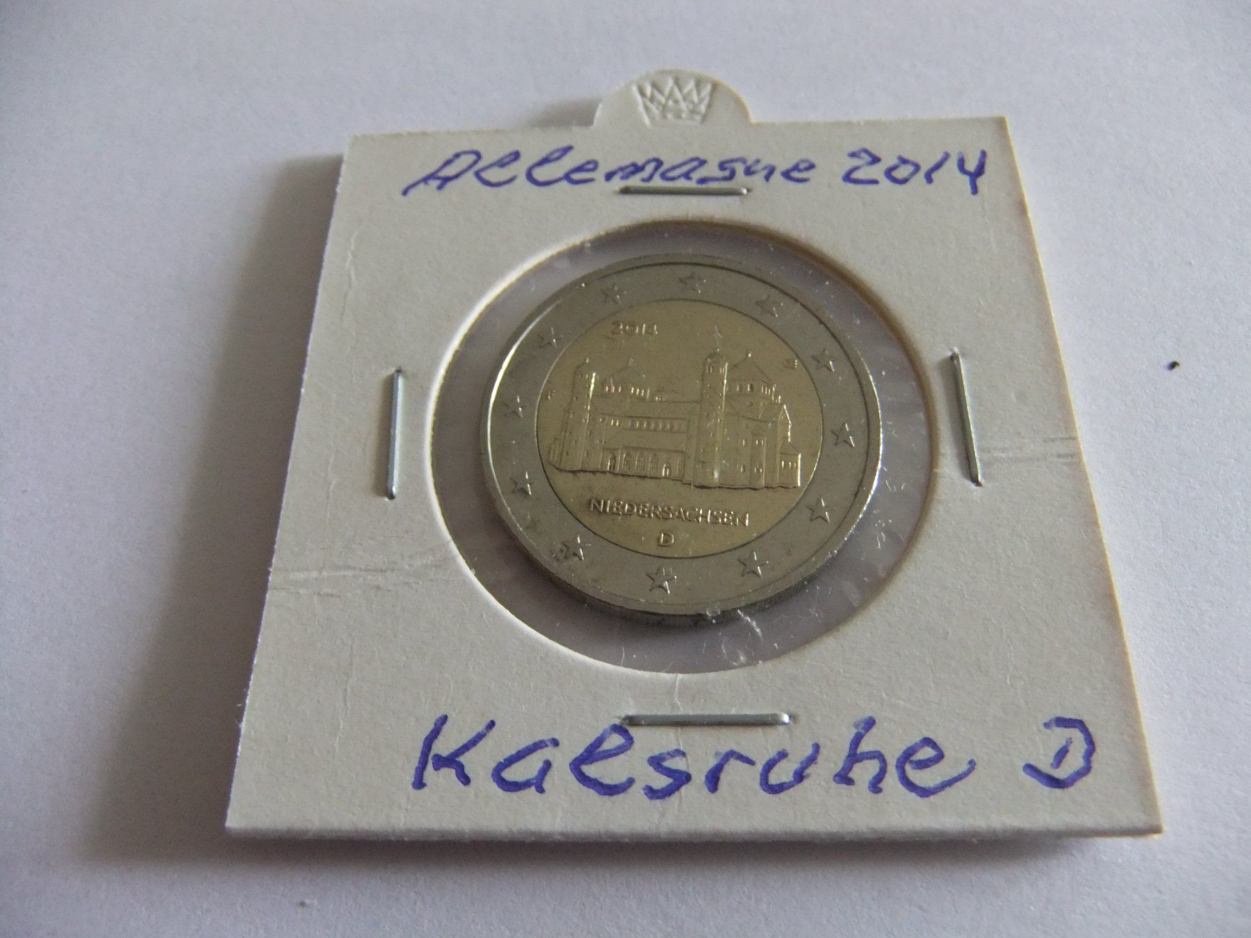 Tutti le monete: 2 Euro Allemagne 2014 - Kalsruhe D – Usato da Yverdon-les-Bains venduto da Parede