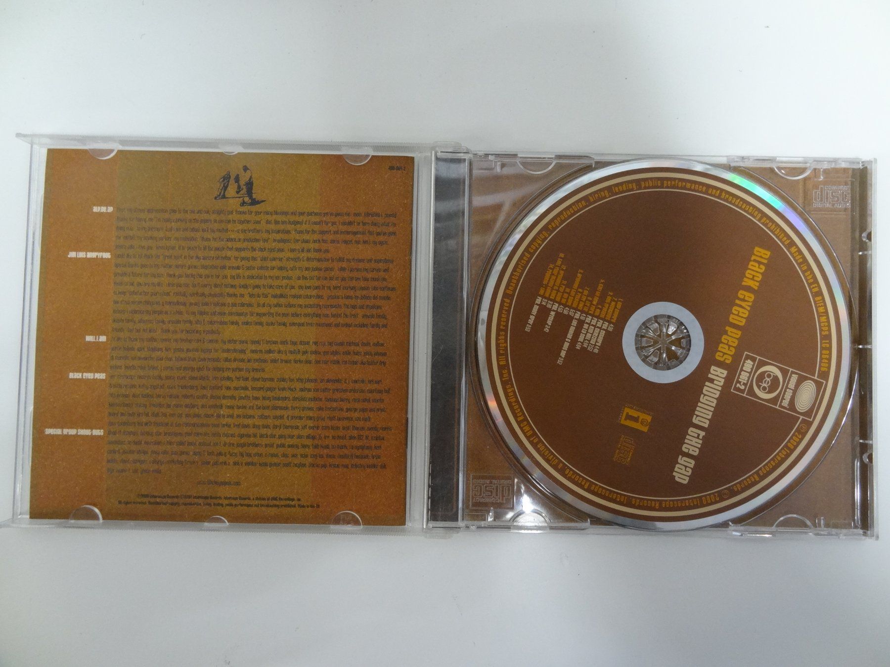 CD: Black Eyed Peas - Bridging the Gap - CD – Usato da luzern venduto da musicandart 2