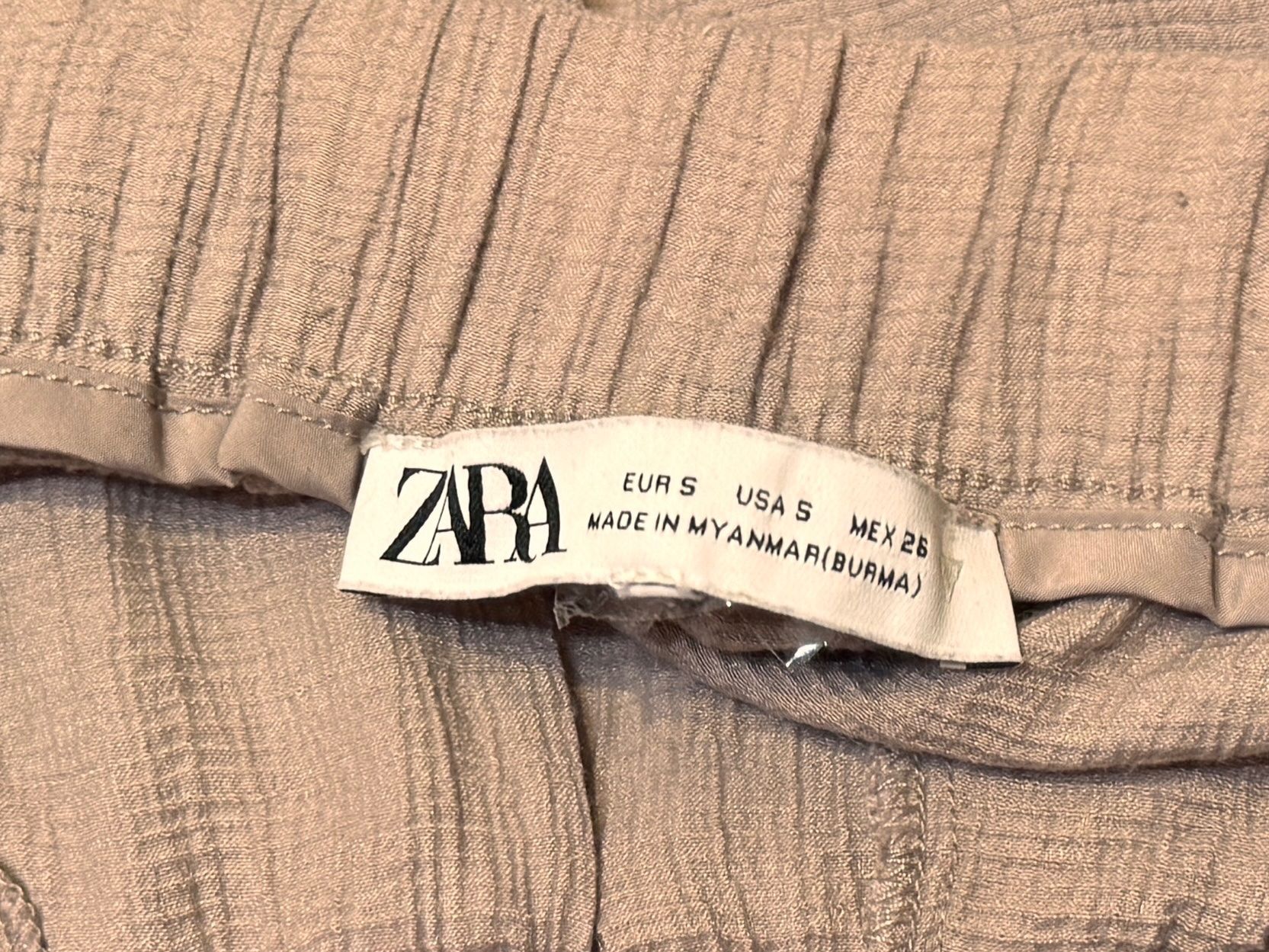 Zara Pantaloni: Pantalon Zara mauve clair taille élastique - taille S – Usato da Genève venduto da Lucie.hwrth 3