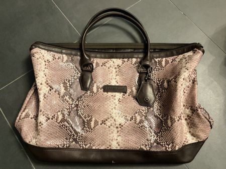 Longchamp python sac cuir comme neuf actuel!