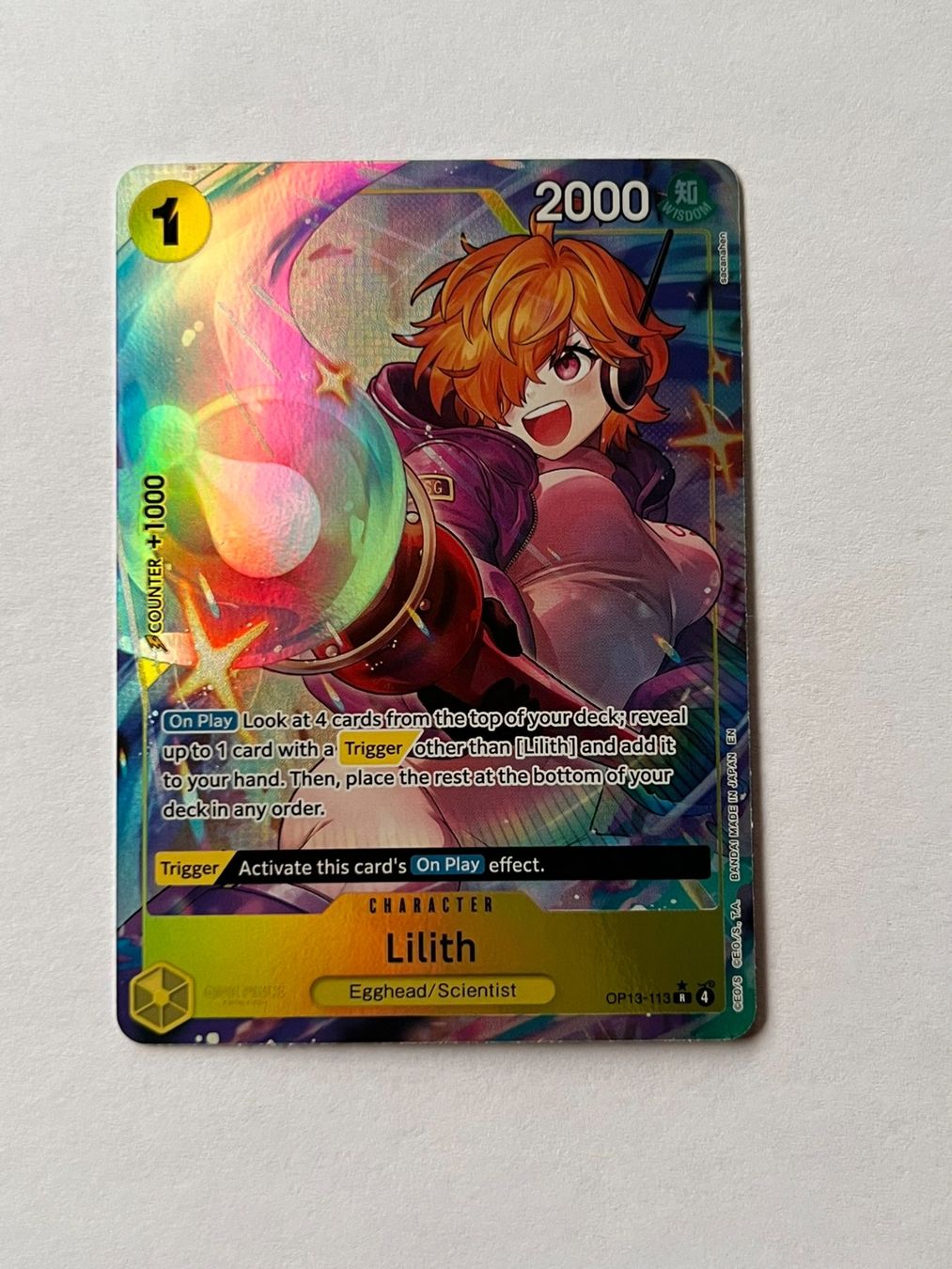 Bandai Carte collezionabili: Lilith - OP13-113 – Usato da Ilanz venduto da caui