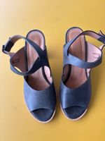 KUPURI schwarze Sandalen/Pumps Gr. 37