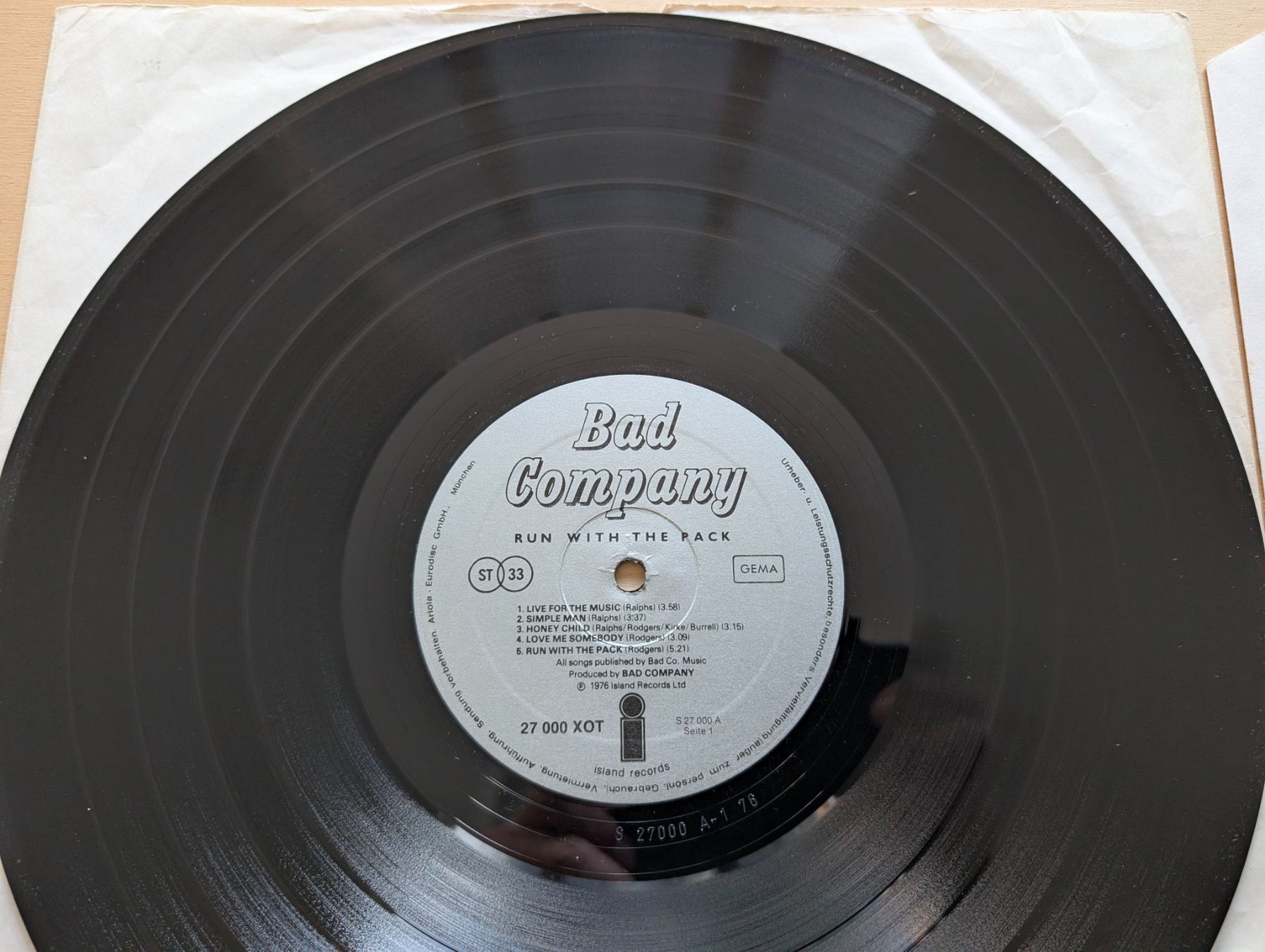 Vinyles: Bad Company  3x – D'occasion à Ebikon par soundundvielfalt 2