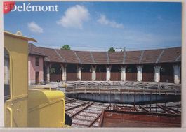 DELÉMONT - La Rotonde CFF - ancien dépôt construit en 1889