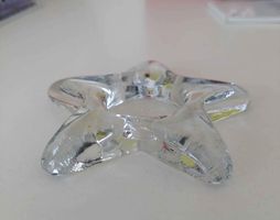 Sterne Kerzenständer aus Glas, Teelichthalter