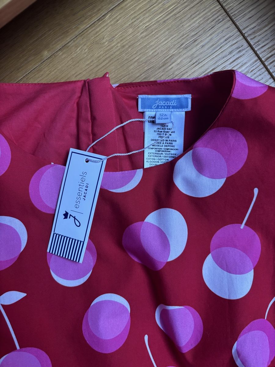 Jacadi Vestiti & Gonne: Robe cerises Jacadi 10 ans - 140cm NEUVE – Nuovo e nell'imballaggio originale da Founex venduto da ari_2gt7 5