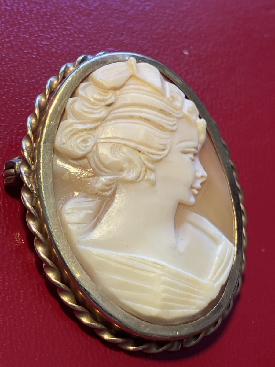Spille & Fermagli: Kamee Brosche  Damenportrait antiker Schmuck – Usato da Muralto venduto da jac_hkz5 3