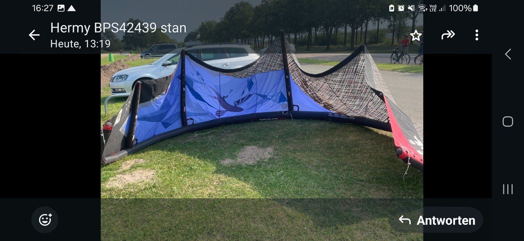 Kite: Biete kite 9qm – D'occasion à Domat Ems par carlo1sport 2