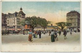 GENÈVE 1900 Tour de I'lle, Place Bel-Air