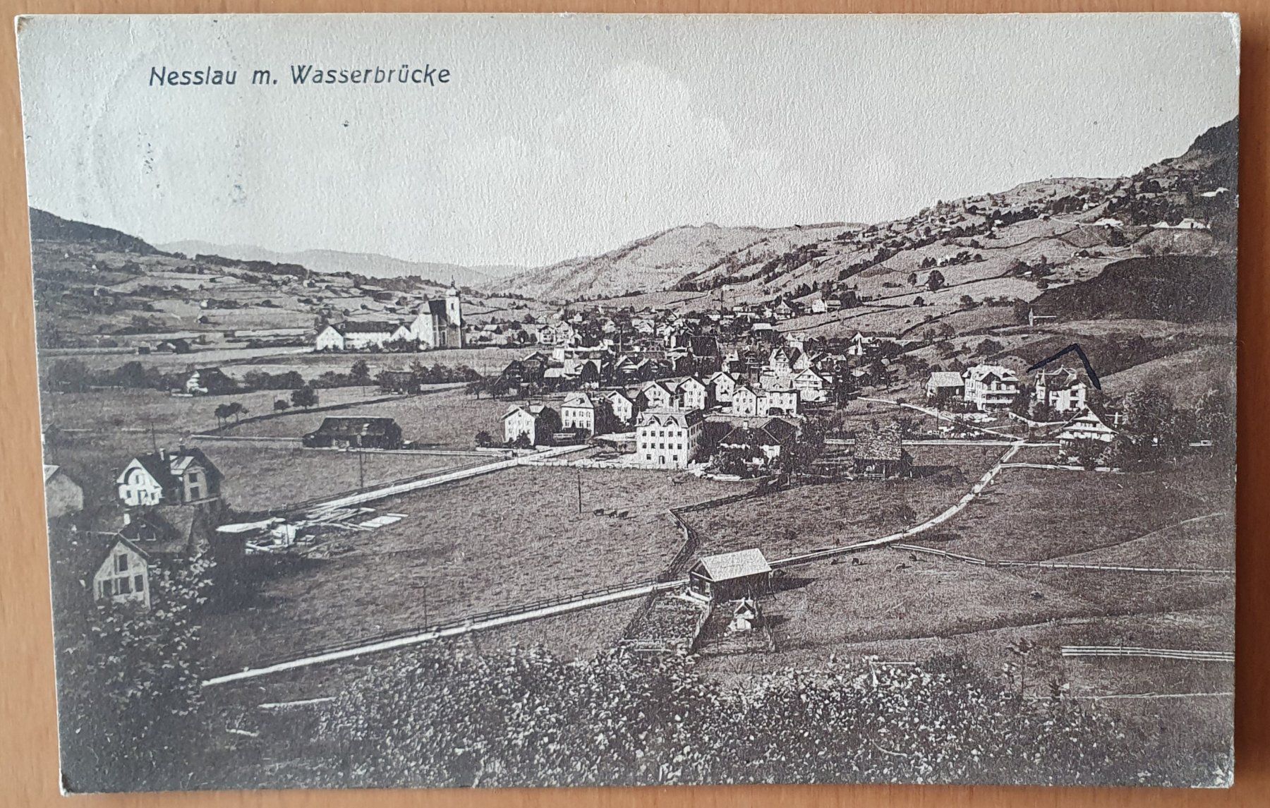 Cartoline postali: Nesslau 1912 - mit Wasserbrücke – Usato da Kreuzlingen venduto da Rschweiz1
