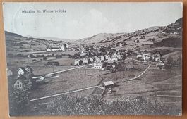 Nesslau 1912 - mit Wasserbrücke