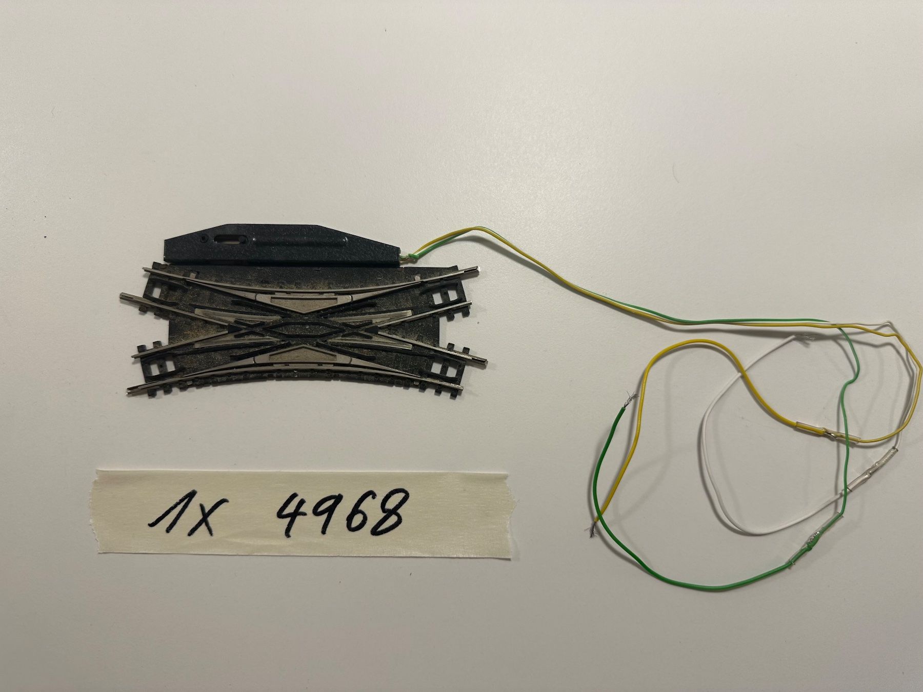 Trix Modellini di ferrovie: Aiguillage croisement Minitrix 4968 – Usato da Lugnorre venduto da Collini1969