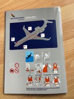 South African Express Safety card CRJ 700