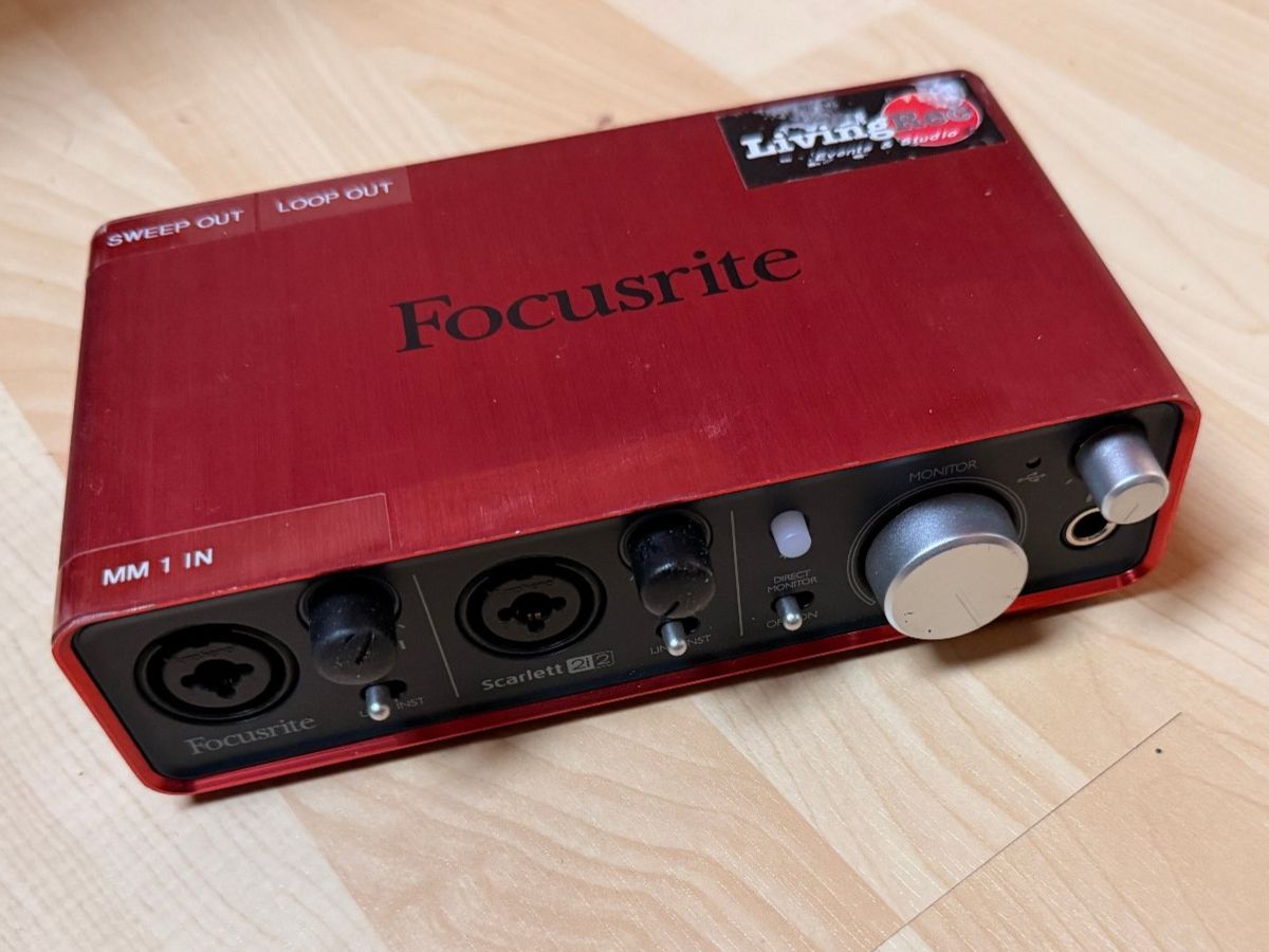 Focusrite Studioequipment: Focusrite Scarlett 2i2 G1 Interface – Gebraucht aus Konolfingen von LivingRec