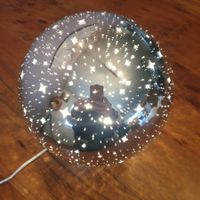 🌟LED-Tischlampe, Kugel "Sterneneffekt", aus Glas, neu & ovp