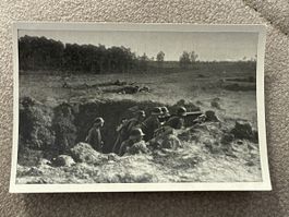 Fotodruck 6x9cm Somme Schlacht  1916