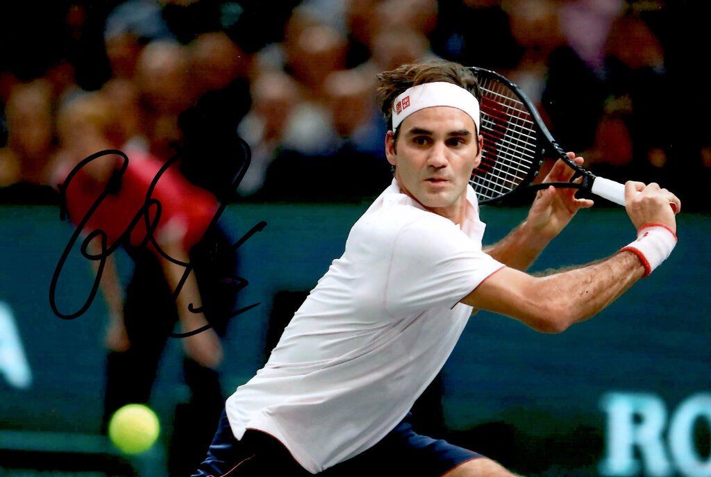 Autografi: Roger FEDERER / TOP AUTOGRAMM – Usato da Egg b. Zürich venduto da Dbunny