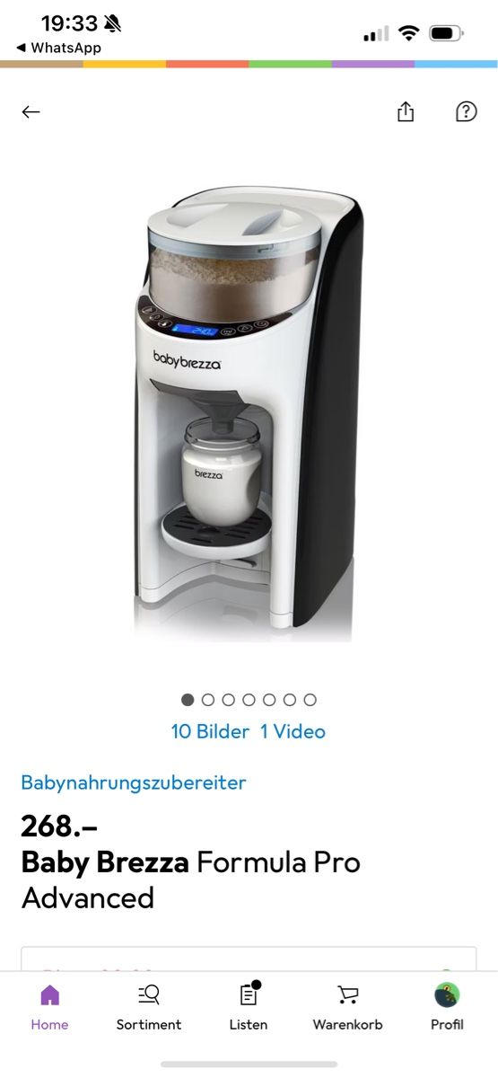 Baby Brezza Elettrodomestici da cucina: Baby Brezza – Usato da Zürich venduto da sal_cv8v