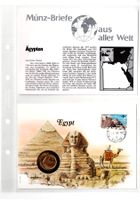 ägypten_Münzbrief mit Beschreibung