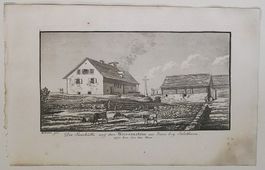 Weissenstein Solothurn Umrissstich von Keller selten