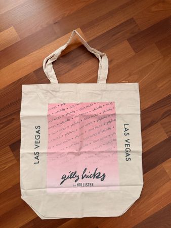 Stofftasche Gilly Hicks Las Vegas beige Neu