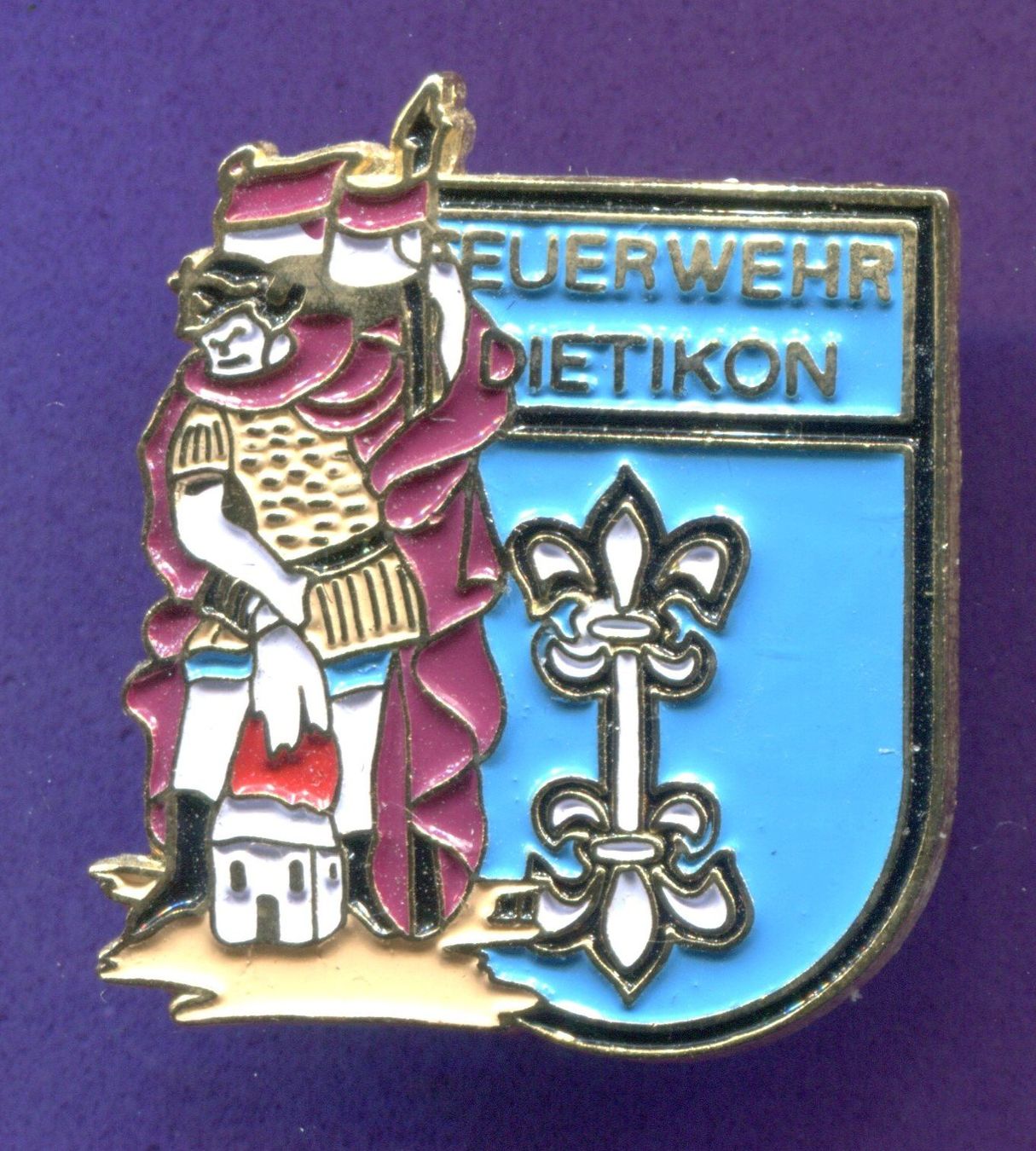 Placchette & Badge: Feuerwehr  DIETIKON – Usato da Winterthur venduto da Sammleroase