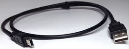 DeLock 82396 USB-Mini-Kabel A-MiniB 70cm USB-2.0 schwarz