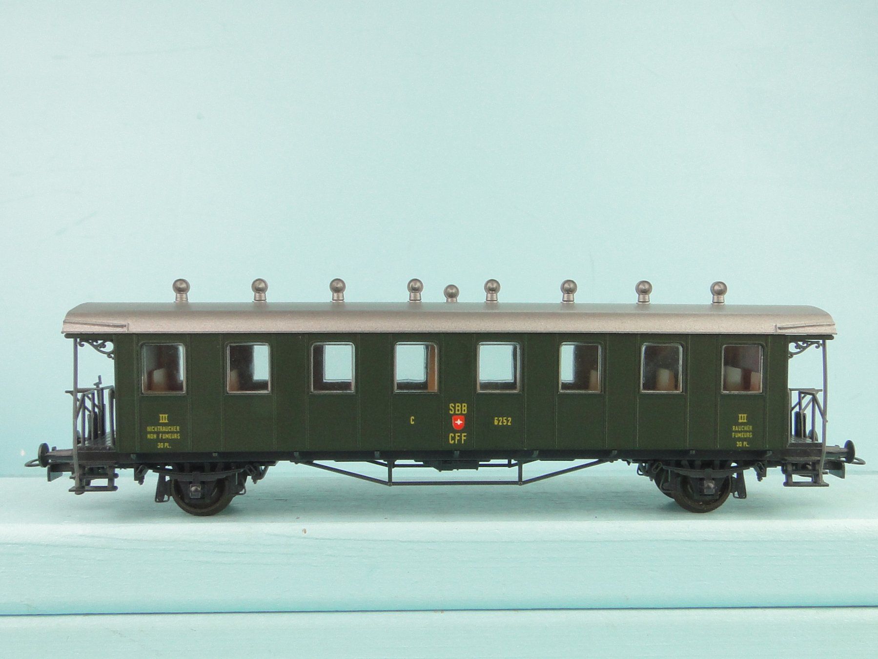 Liliput Modellini di ferrovie: Liliput SBB III Klasse Platformwagen – Usato da Bülach venduto da cann11 1