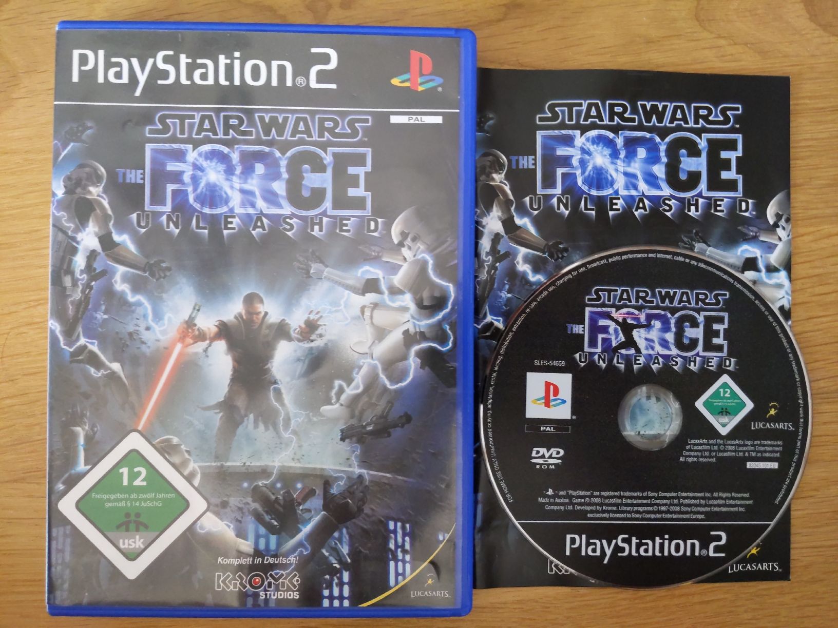 Sony Spiele: PlayStation 2 Spiel Star Wars The Force Unleashed – Gebraucht aus Unterseen von ain_h852