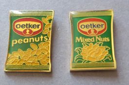 2 PINS, OETKER PEANUTS MIXED NUTS