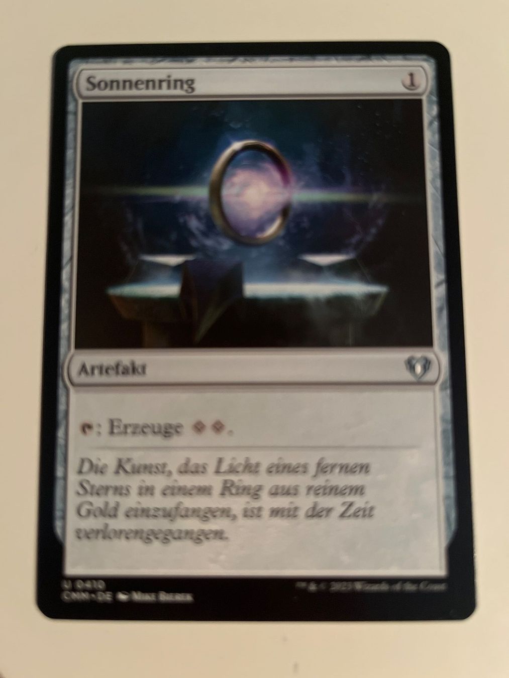 Magic The Gathering Carte collezionabili: 1 x Sonnenring - Magic: The Gathering - MtG – Usato da Kriens venduto da Shadi1980