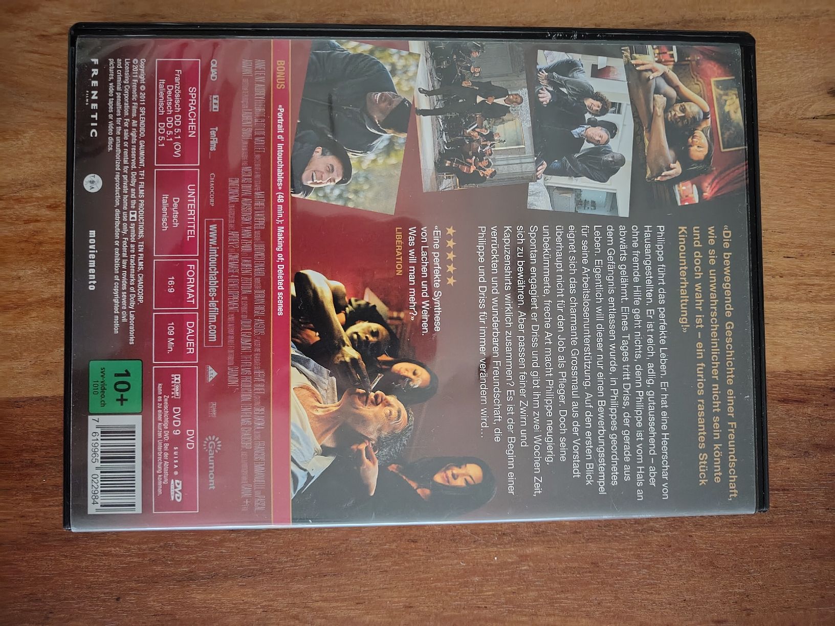 Tous les DVDs: DVD Intouchables – D'occasion à Bern par mwa_xj5p 1