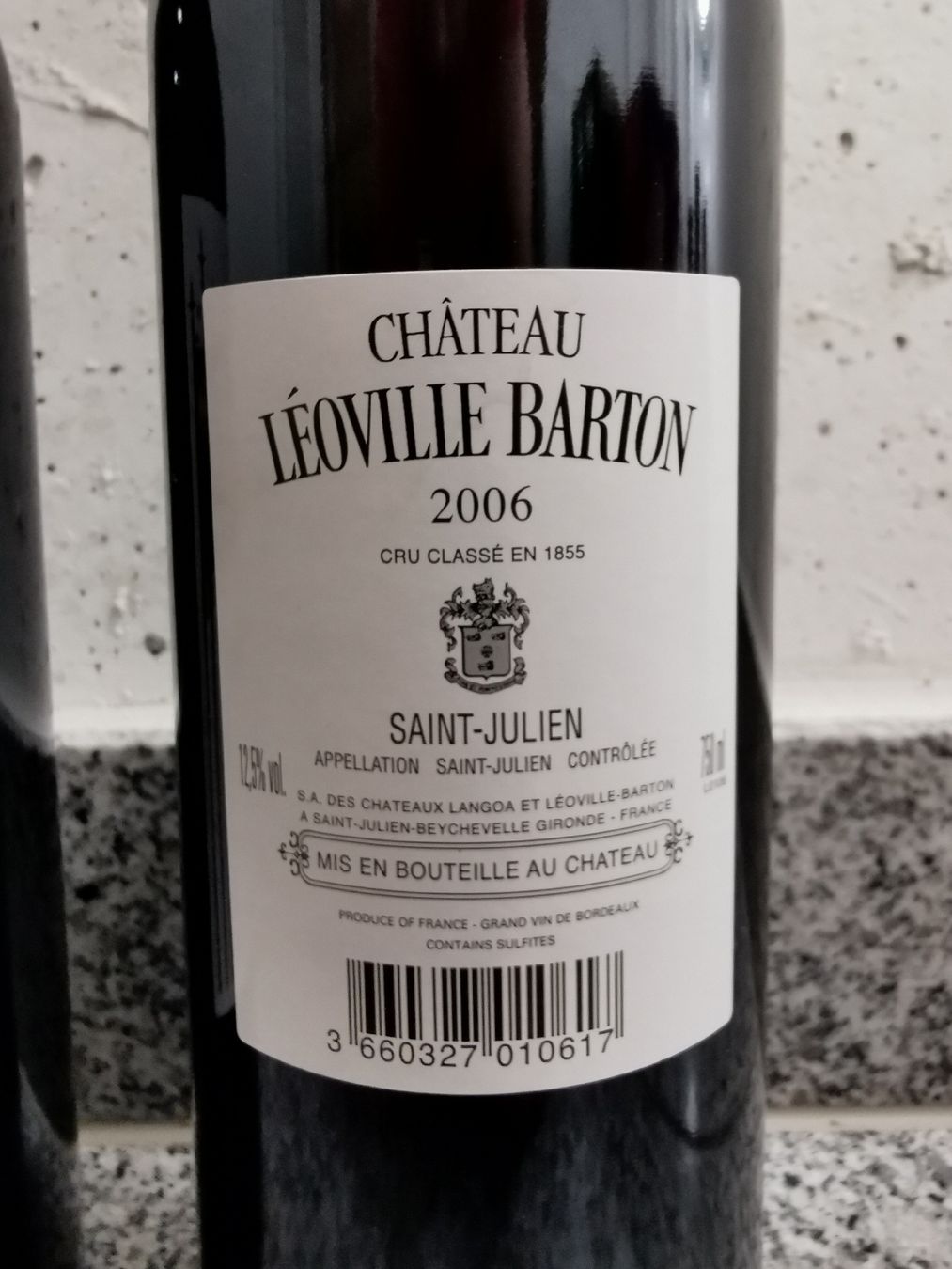 Vino: 2 Flaschen Château Léoville Barton 2006, 75cl – Nuovo e nell'imballaggio originale da Schindellegi venduto da BGRANT33 2