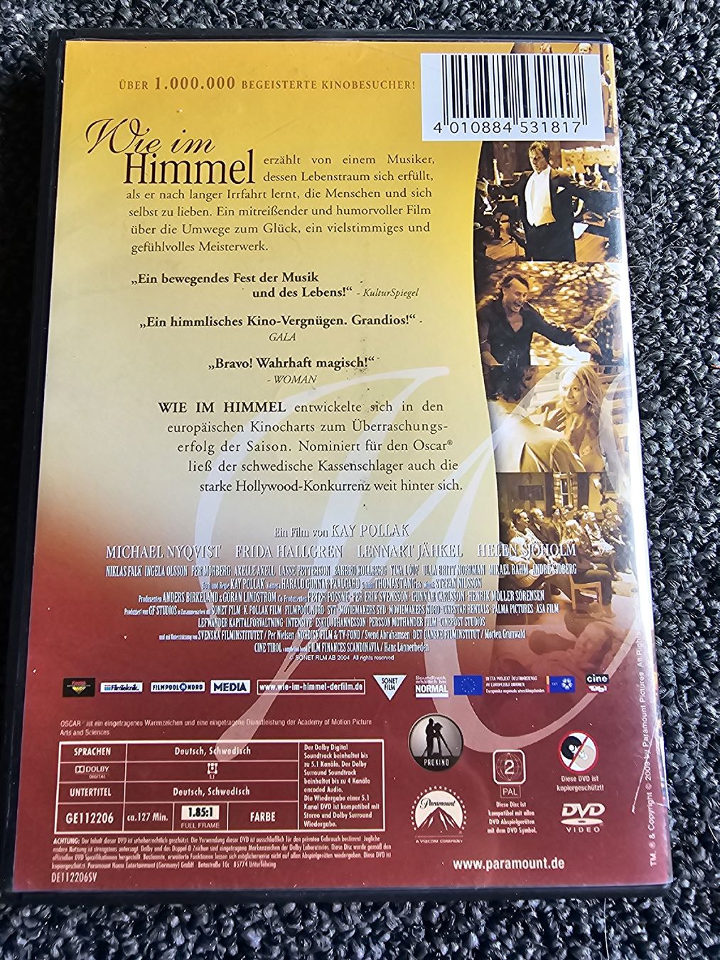 Tutti i DVDs: DVD Wie im Himmel (21895) – Usato da Ruswil venduto da jan_bxl5 1