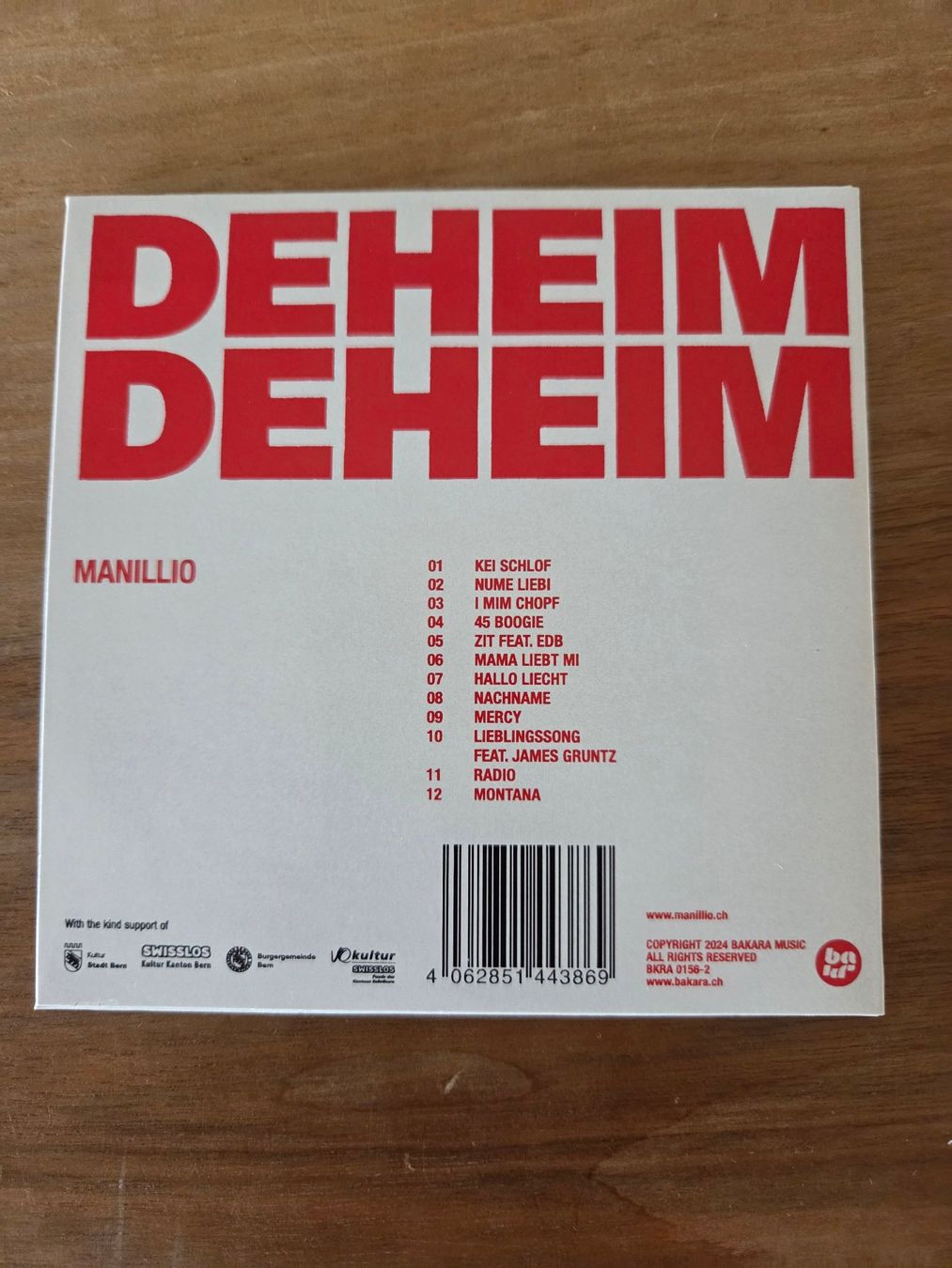 CD: Manillio - Deheim Deheim - CD - Cardsleeve – Nuovo (secondo la descrizione) da Olten venduto da clayrout 1
