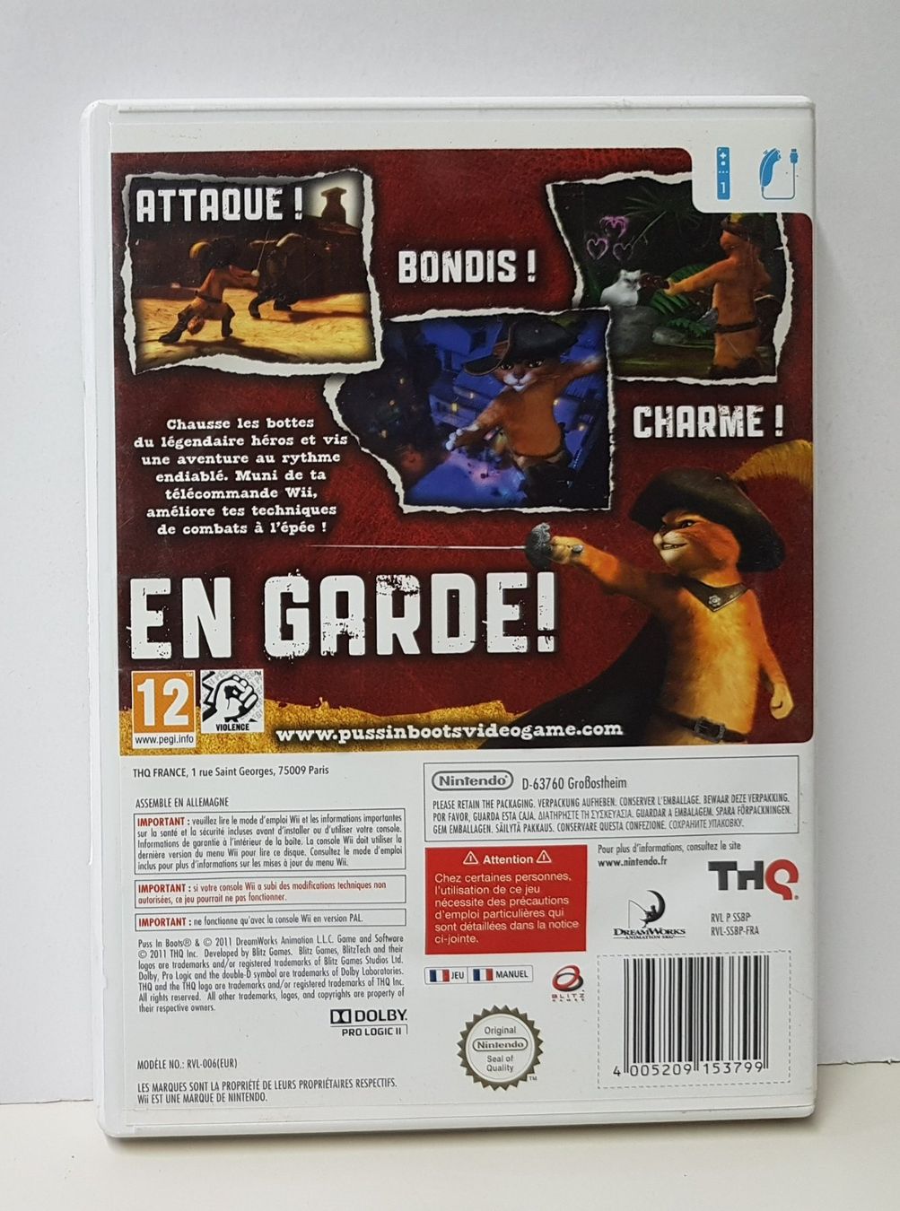 Nintendo Spiele: 😎Der gestiefelte Kater  Wii – Gebraucht aus Schüpfheim von Games_Spielkonsolen 2