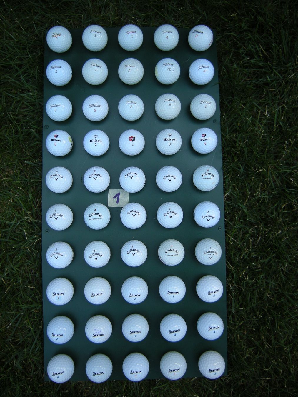 Bälle: 50 Stk. Golfbälle Golf Ball diverse Marken – Gebraucht aus Holziken von Rupe