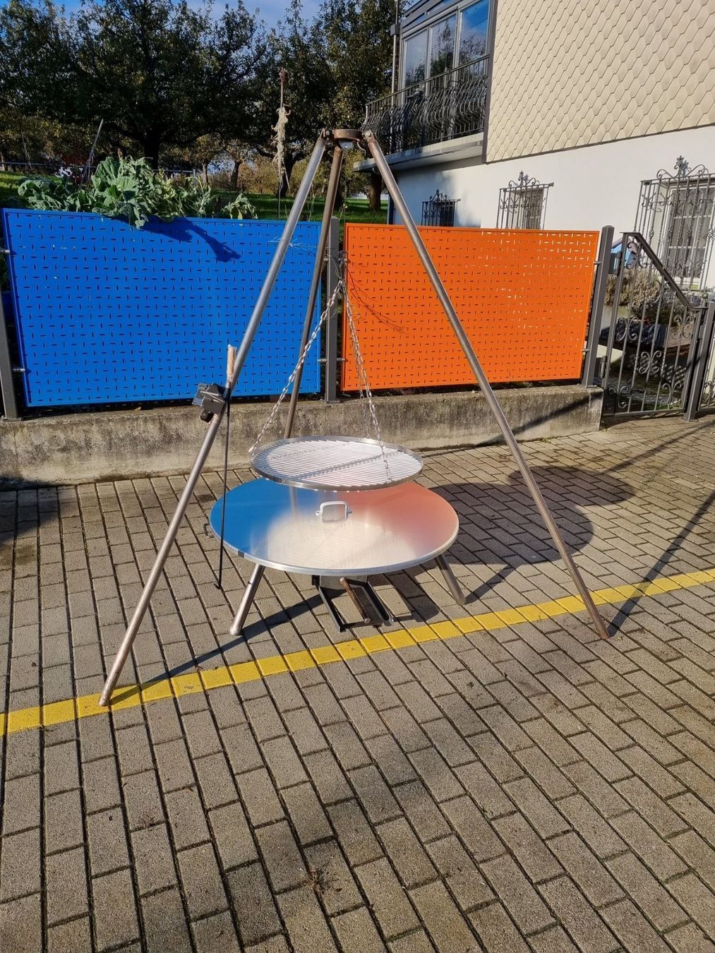 Bracieri: Drei Bein mit Feuerschale 1Meter – Nuovo e nell'imballaggio originale da oberaach venduto da Fussibaer 4