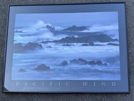 Grosses Wandbild "Pacific Wind" mit Rahmen, Top Zustand!