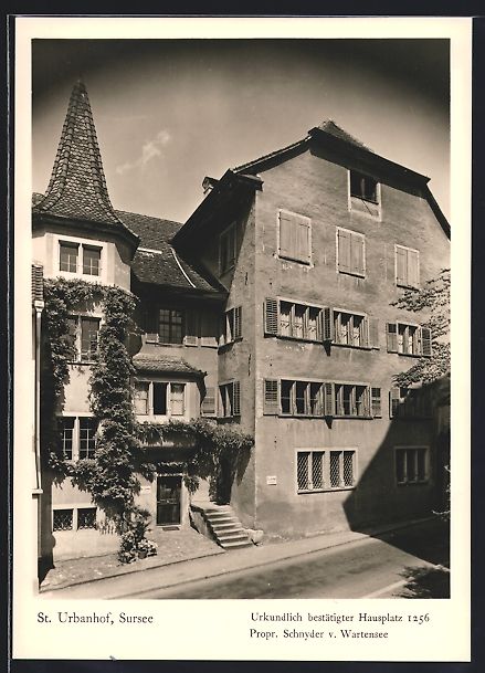 Ansichtskarten: AK Sursee, St. Urbanhof – Gebraucht aus Berlin von bartko-reher