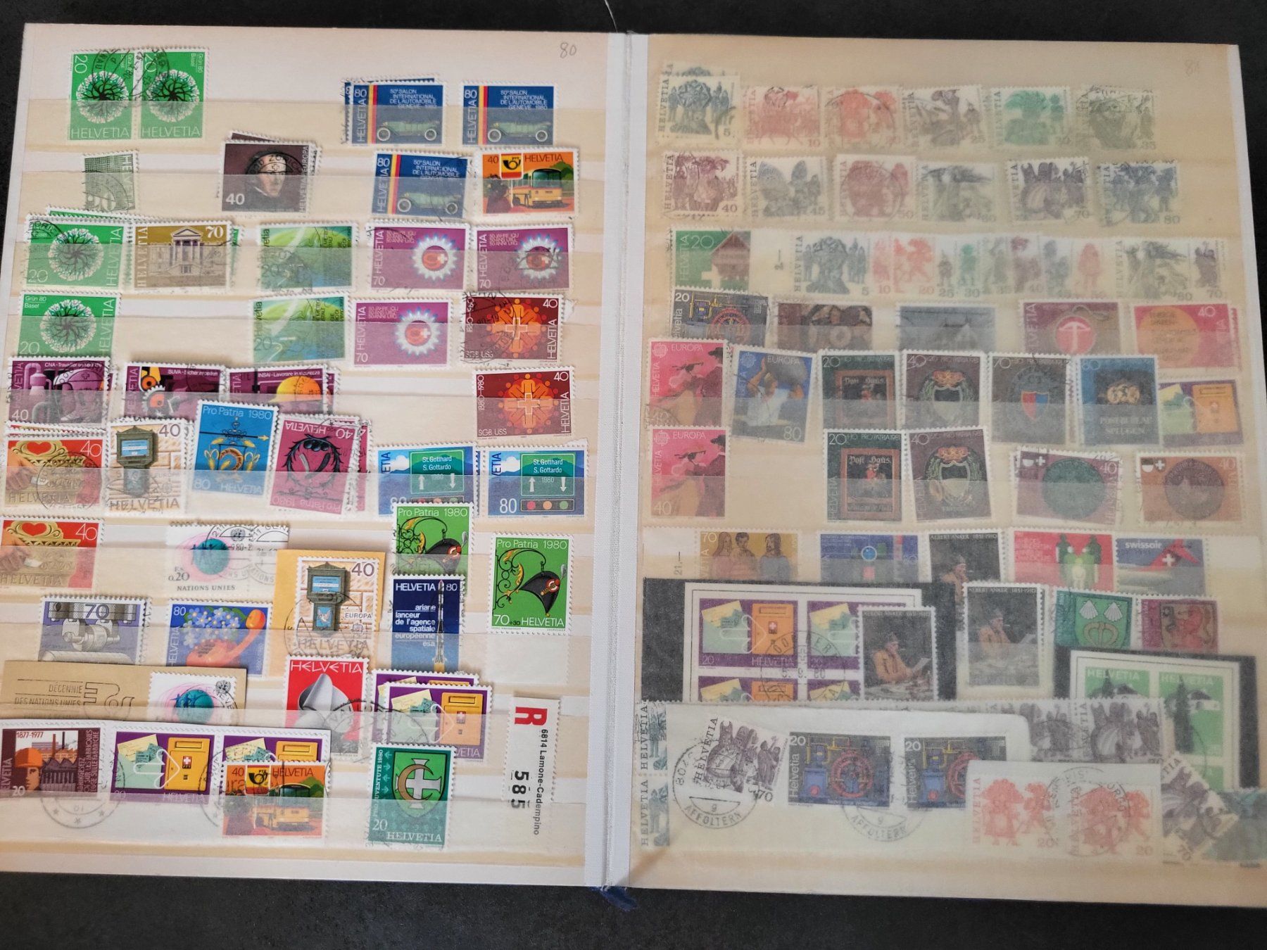 Tutti i francobolli: Sammlung Album Schweiz – Usato da Rümlang venduto da Turrin 6