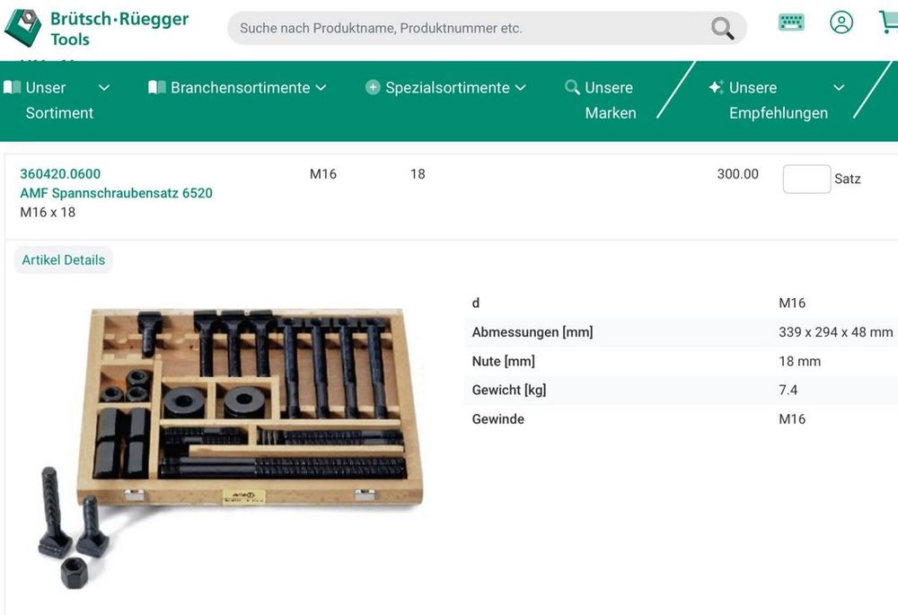 Tous les outils: AMF Spannwerkzeug, 3 Sortimentskasten, M16, NP >2000.- ! – D'occasion à Amlikon-Bissegg par Vario209 8