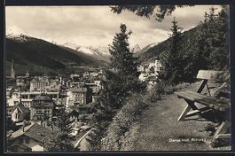 Davos, Teilansicht vom Rütiweg aus gese