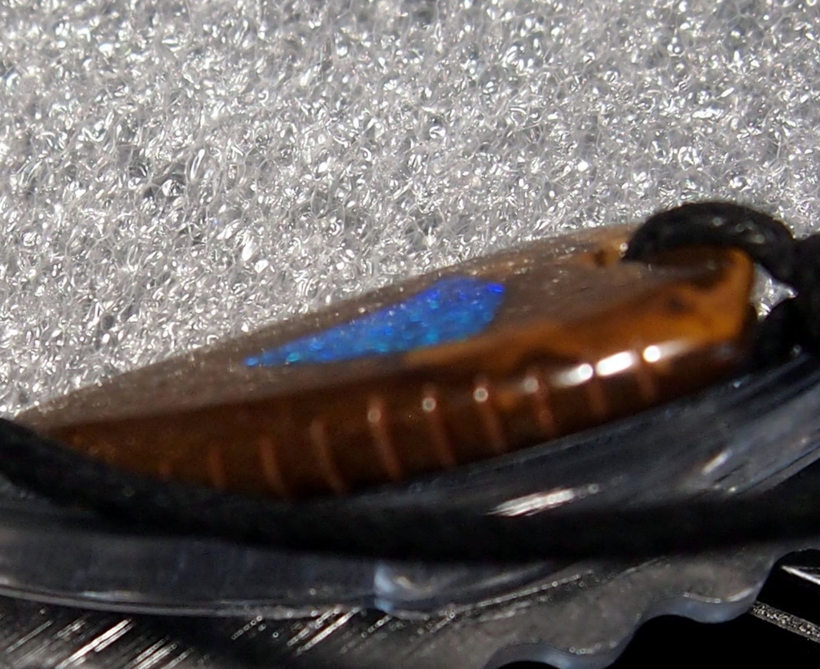 Pietre preziose: 22 ct.  Koroitopal mit Blackopal-Einlage, TOP-Funken! – Nuovo e nell'imballaggio originale da Reinach BL venduto da Marcopal 6