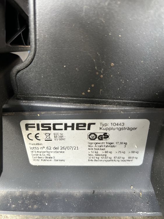 Travi: Fischer Kupplungsträger 10443 für 3 Fahrräder, Top! – Usato da Münchenstein venduto da Olli_1983 1