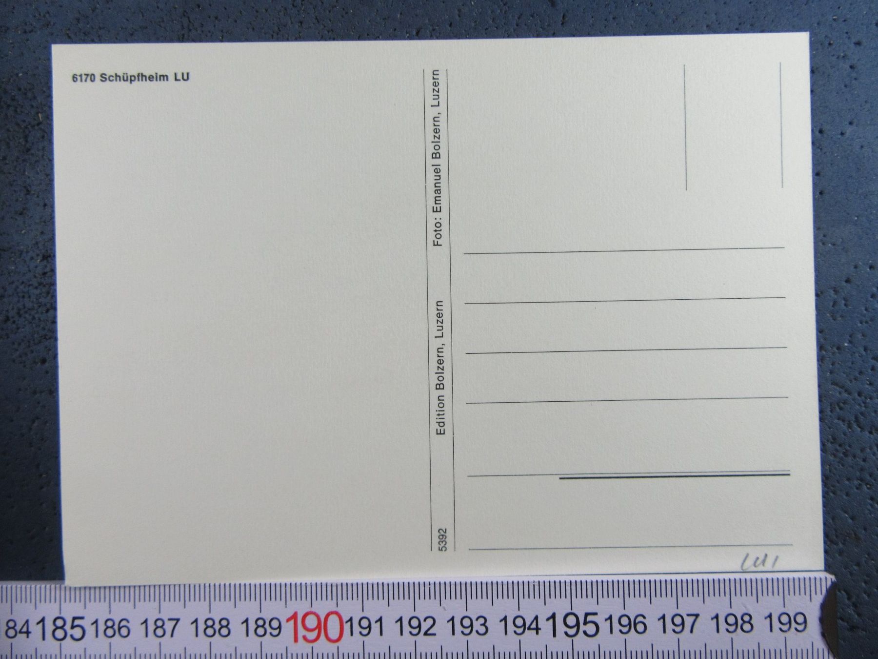 Cartoline postali: SCHÜPFHEIM LU AK LUFTBILD – Usato da Ettingen venduto da Hausi4711 2