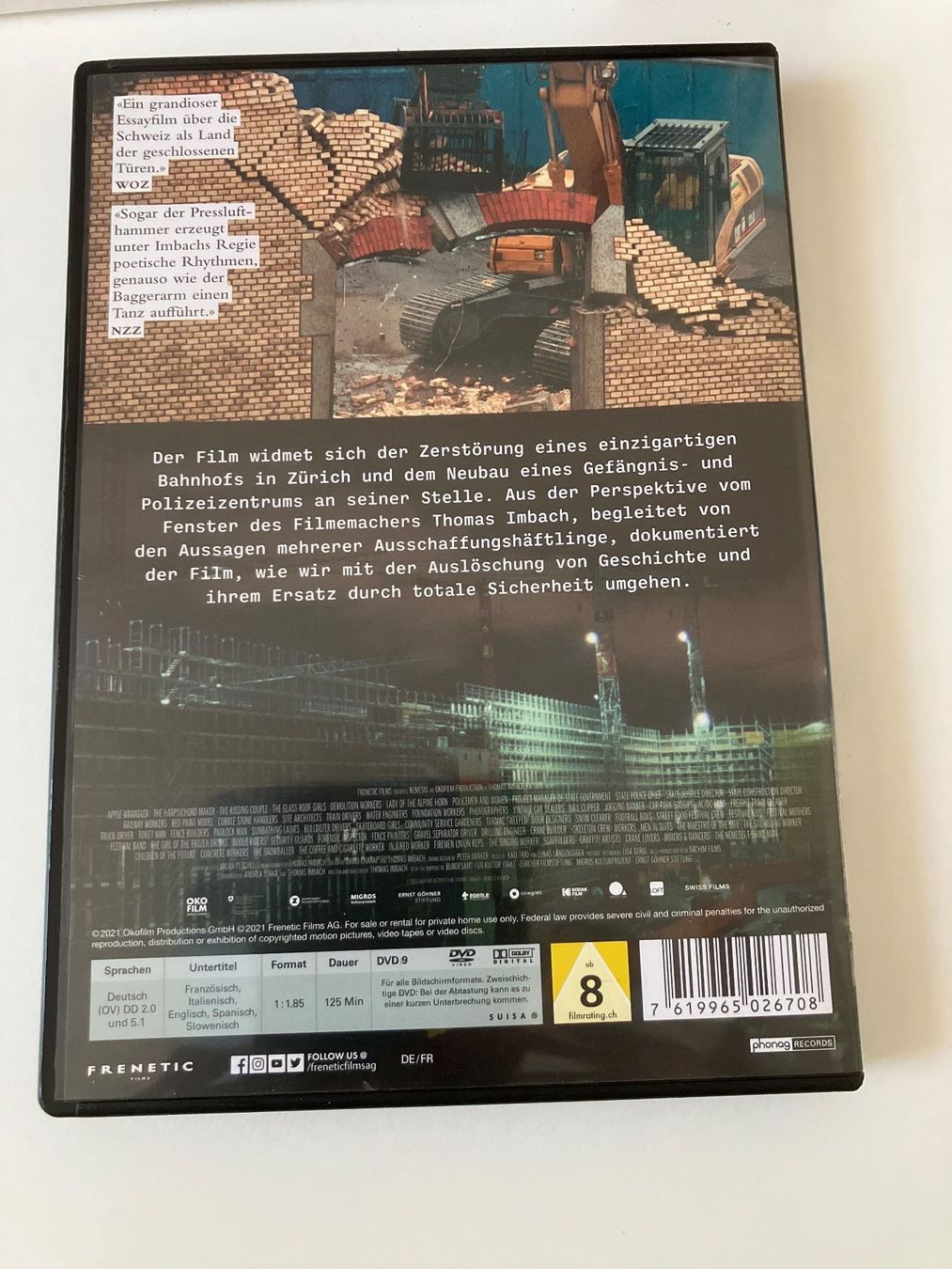 Tutti i DVDs: Nemesis (2020) DVD von Thomas Imbach – Usato da Arbon venduto da JoJoAs 1