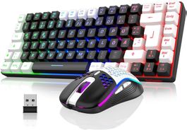 75 Kabelloses Gaming Tastatur Maus DE TKL Layout 85 Tasten